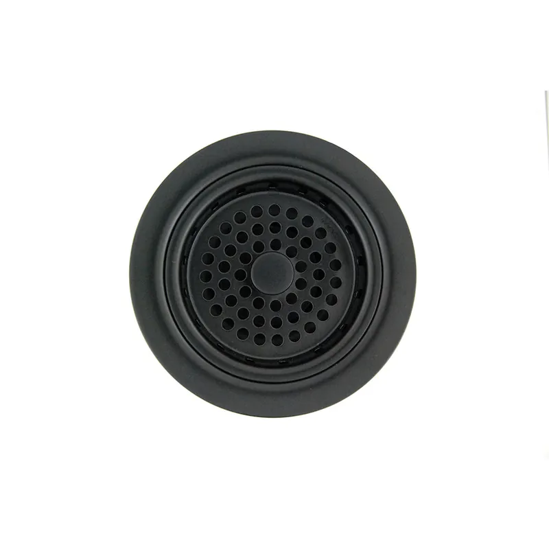 Braxton Harris Company DBSM-FB Duo Basket Strainer Metal Body Less Basket Strainer Flat Black