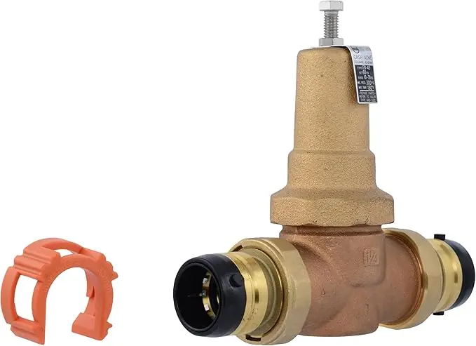 Cash Acme PVA35M-DUSB-60 EB45 SharkBite Push-To-Connect Double Union Pressure Regulating Valve 60 PSI