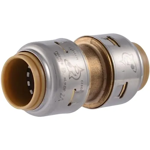Reliance Worldwide Corporation UR008 Sharkbite Straight Coupling 1/2 Inch