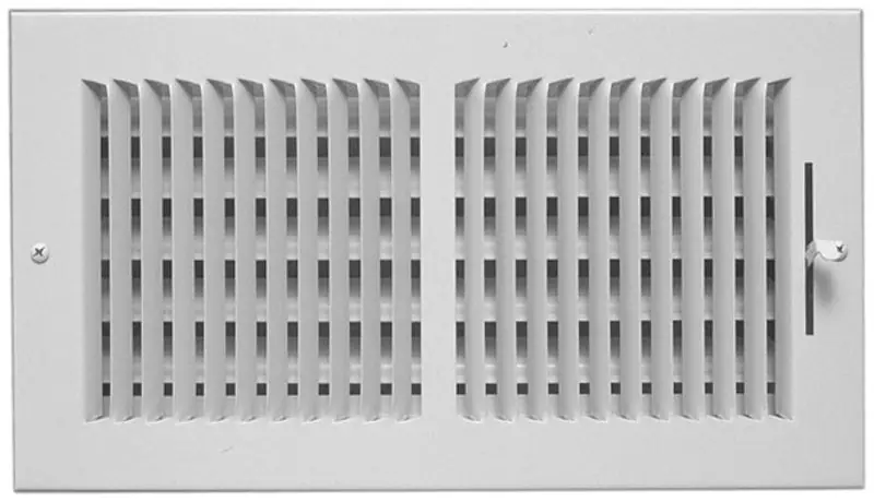 Selkirk 01081206CW AirMate 160 Series Steel Sidewall/Ceiling Register 12 x 6 Inch