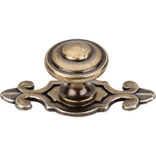 TOPS M31 Canterbury Knob 1 1/4 Inch W/ Backplate