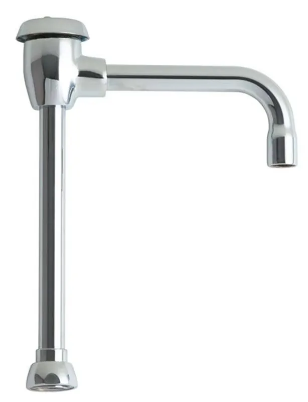 Chicago Faucets GN2BVBJKCP 6 Inches Rigid/Swing Gooseneck Spout