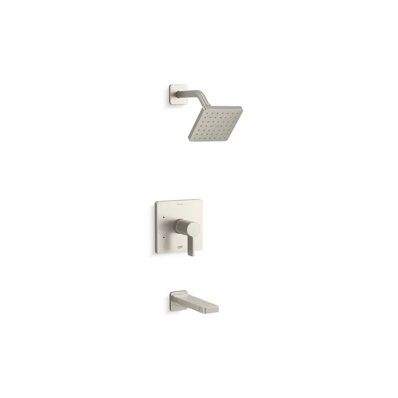 Kohler TS23502-4-SN Parallel Rite-Temp Bath and Shower Trim Kit 2.5 gpm
