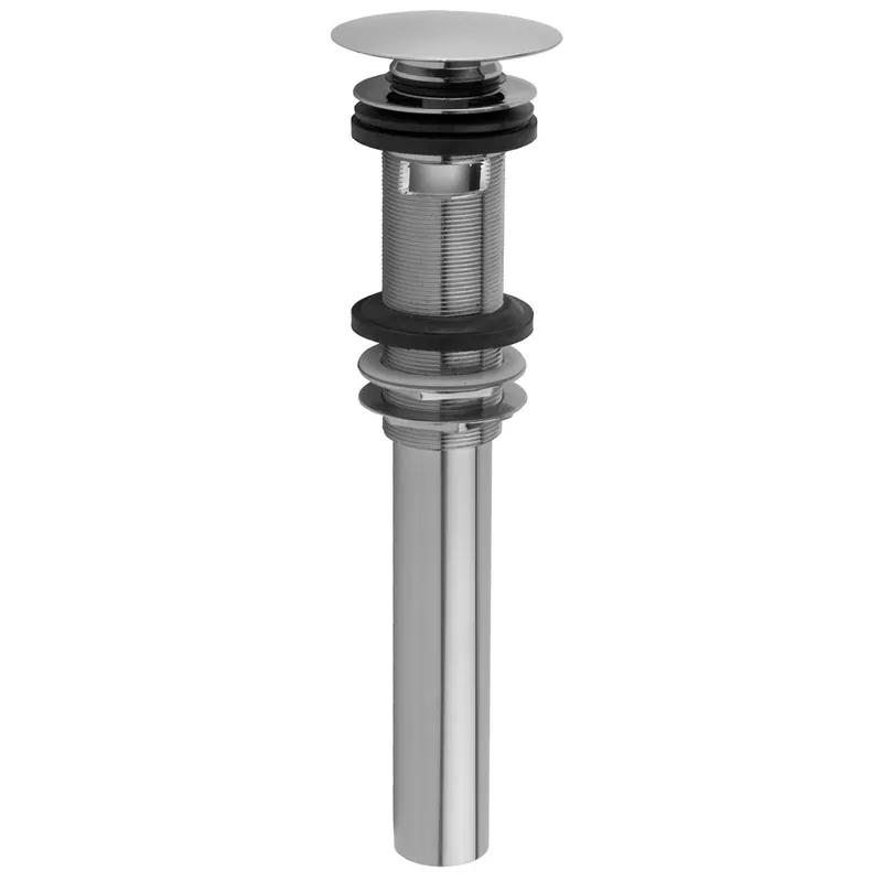 JACLO 845-MBK Finger Touch Round Lavatory Drain With Overflow