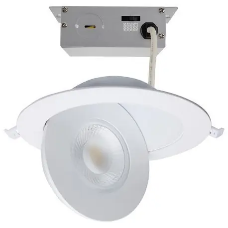 Satco-Nuvo S11860 LED Direct Wire Downlight 15 W 6 in Round