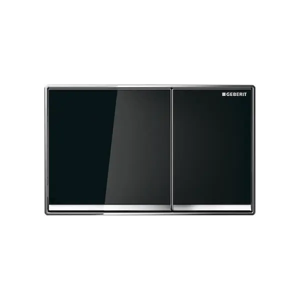 Geberit 115.081.SJ.1 Act Pl Omega60 Dual Glass Black