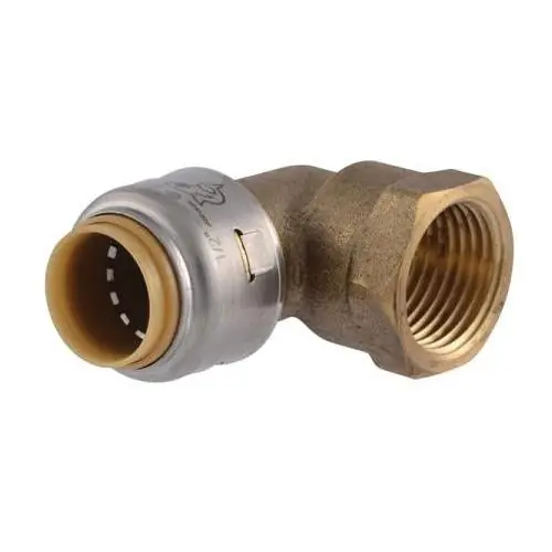 Reliance Worldwide Corporation UR308 Sharkbite Max Elbow 1/2 inches x 1/2 inches FNPT