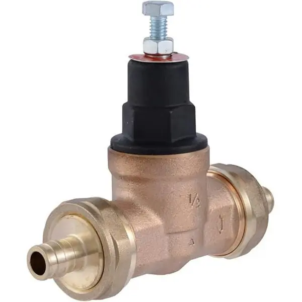 CASH ACME 25870-0045 1/2-in PEX-A Bronze Pressure Regulator Valve