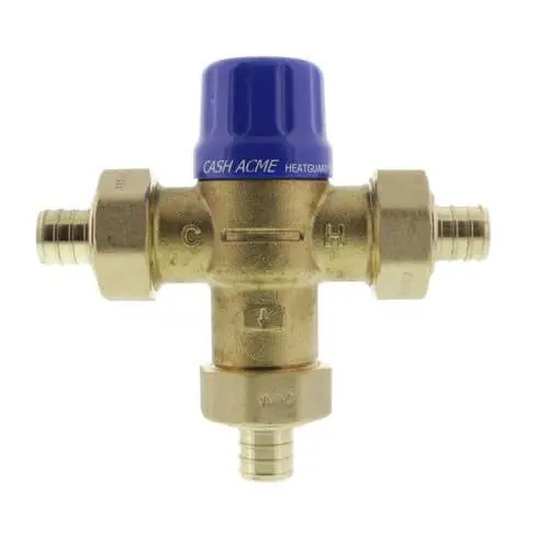 CASH ACME 24506 HG110-D Thermostatic Mixing Valve 1/2 inches with Barb Connections