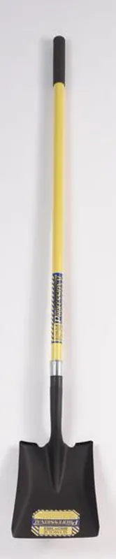 PECO LLS Square Point Shovel With 42 inches Wooden Handle - 16 Gauge