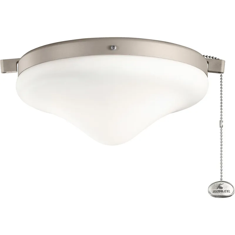 Kichler 380010ANS Accessory LED Integrated Antique Satin Silver Fan Light Kit