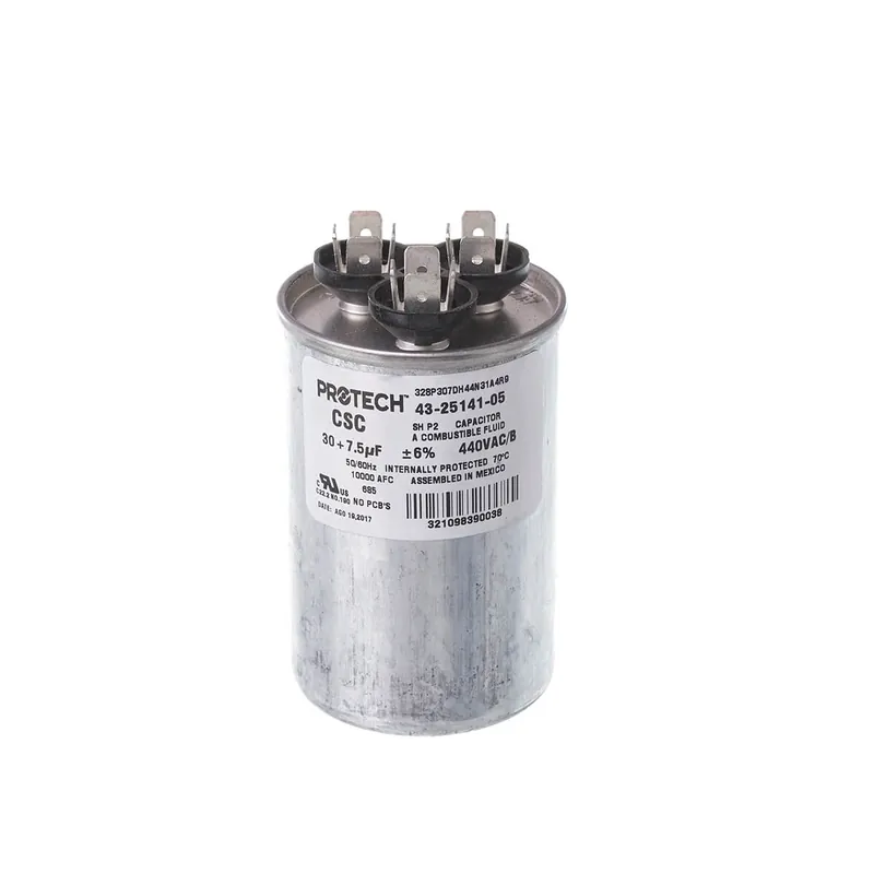 Rheem 43-25141-05 Capacitor - 30/7.5/440 Dual Round