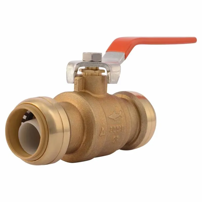 Reliance Worldwide Corporation 22223-0000LF Press Full Port Lever Handle Valve 1 inches Push-to-Connect