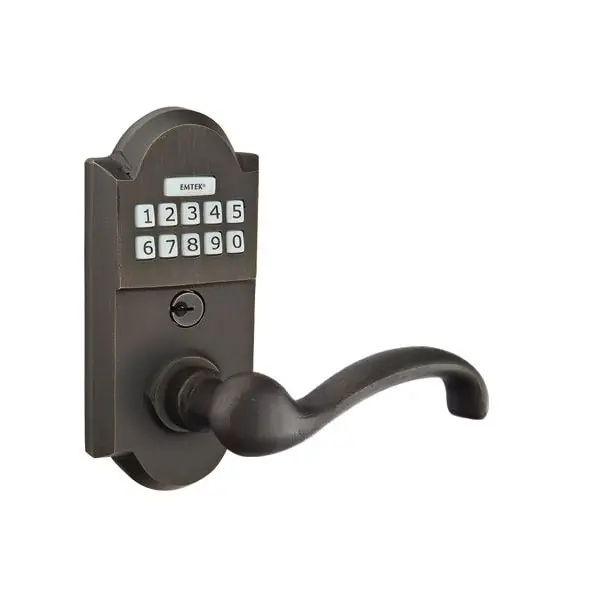 EMTEK E2001TTMBLH Electronic Lock Left Hand