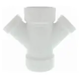 TIGRE 612-3646 PVC DWV Double Wye 4 inches x 2 inches