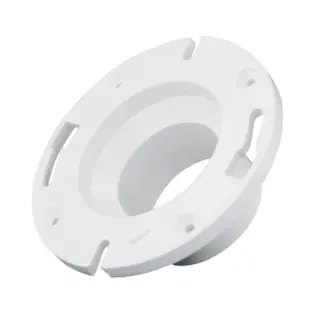 TIGRE 801-3707 4 inches X 3 inches DWV PVC Male Closet Flange Non Adjustable Ring