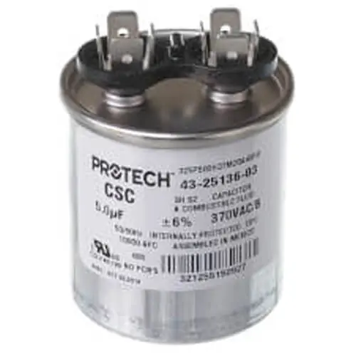 RHEEM 43-25136-25 Capacitor - 10/440 Single Round