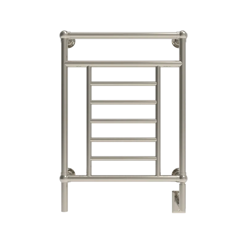 Amba T-2536PN Traditional Collection Model 8 Horizontal Bar Hardwired Wall Mounted Towel Warmer 150 Watts
