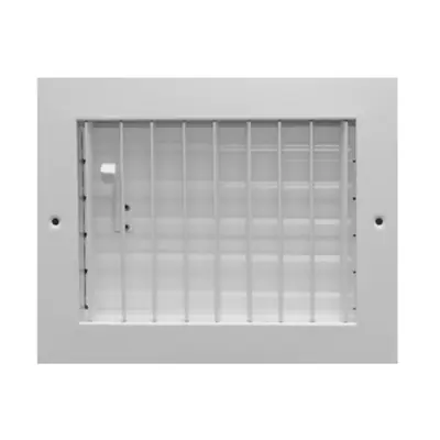 Jedco Supply V4002MW White Single Deflection Register