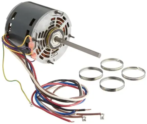 Fasco D723 5.6 Inches Frame Open Ventilated Permanent Split Capacitor Direct Drive Blower Motor 1/3-1/4-1/6HP