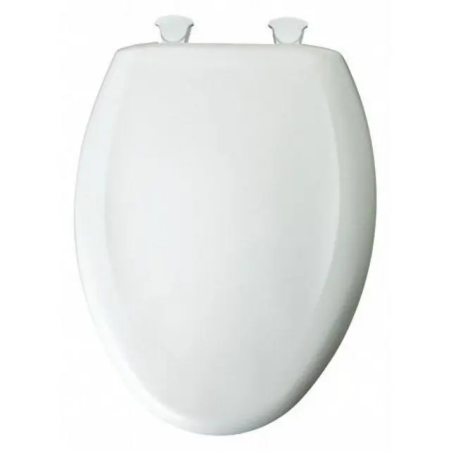 CHURCH 7B1200SLOWT020 Bemis Classic Colors Elongated Plastic Toilet Seat