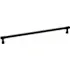 Emtek 86692US19 Jasper Cabinet Pull with 12 in Center to Center Flat Black Finish