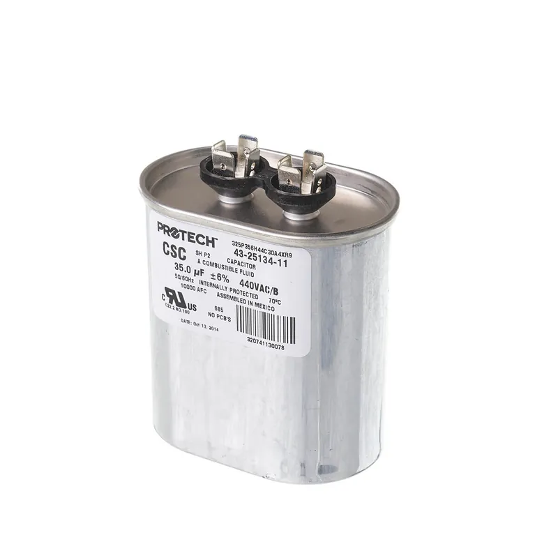 Rheem 43-25134-11 Capacitor - 35/440 Single Oval