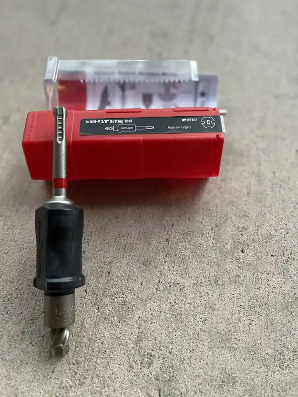 HILTI 2112763 HDI-P 3/8 inches Setting Tool & Drill Bit Combo SDS