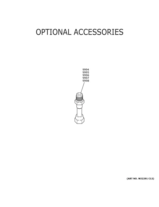Haier WJ01X26854 Adaptor 1/2 X 3/8