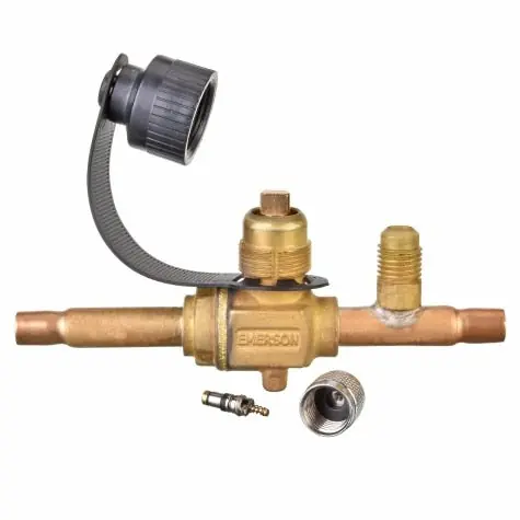 Rheem BVS-038 Ruud 3/8 Inch OD Sweat Bi-Directional Refrigeration Full Port Ball Valve