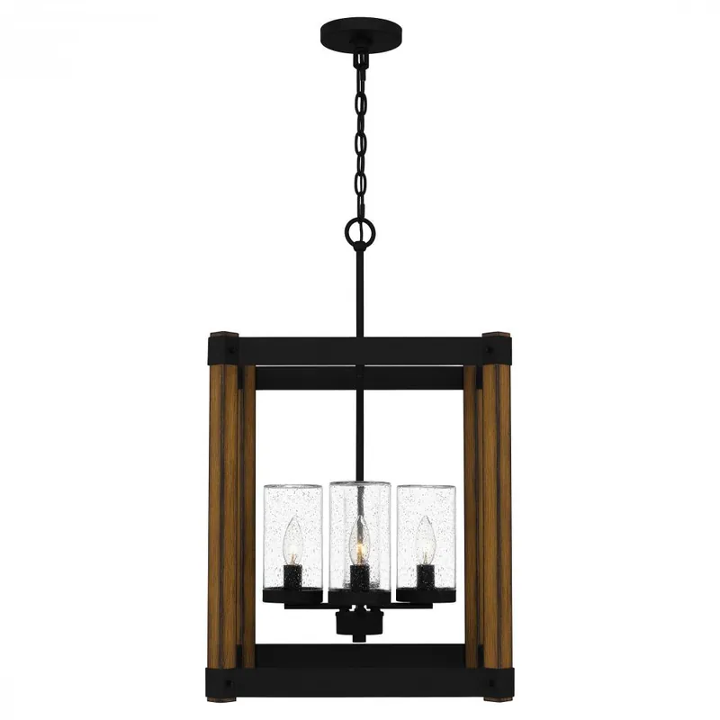 Quoizel RYN2817MBK Rylan 4 Light Pendant Ceiling Light