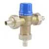 Cash Acme 25948 1/2-in ID PEX-A x 1/2-in OD PEX-A Brass Thermostatic Mixing Valve