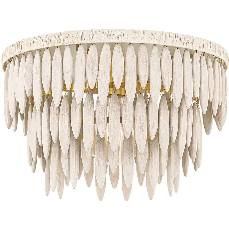 Mitzi H805501-AGB/TCR Tiffany 1 Light 18.25 Inch Semi Flush Ceiling Light