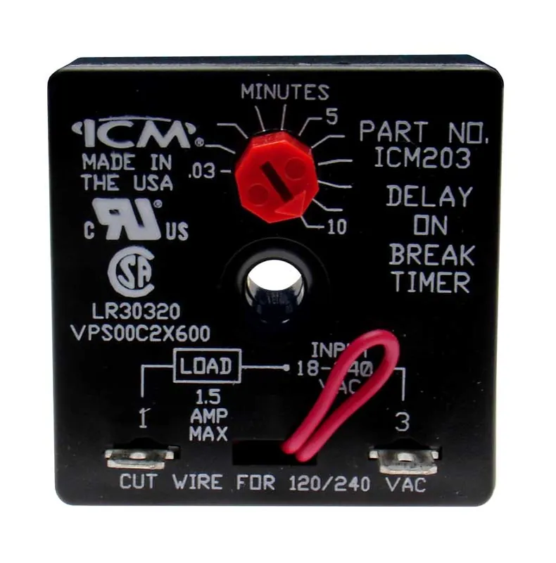 Rheem 42-ICM203 Delay-On-Break Timer Adjustable Universal