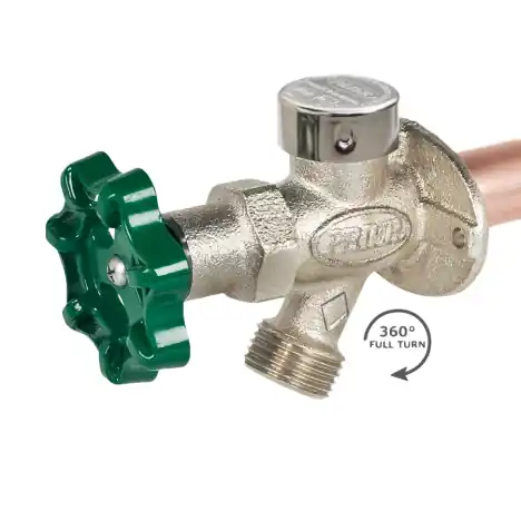 Prier C-144XXC Handle Operated Wall Hydrant 1/2 Inch Crimp PEX