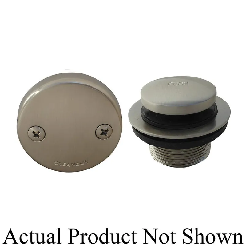 Braxton Harris Company TTWT-FB Toe Touch 2-Hole Bath Waste Trim Flat Black