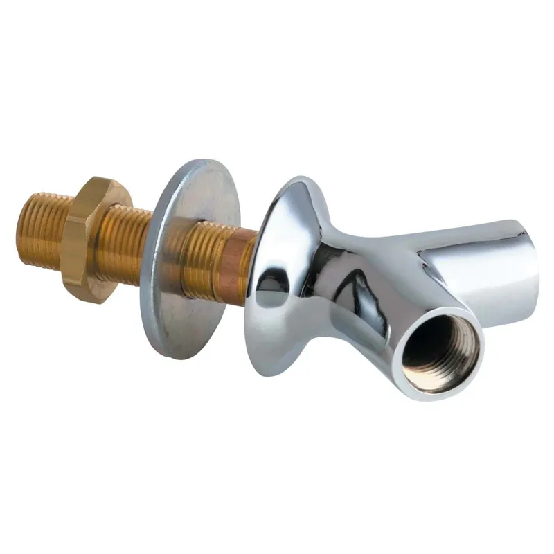 Chicago Faucets 987-CP Laboratory Dual Outlet, 3/8 inches IPM Inlet Shank