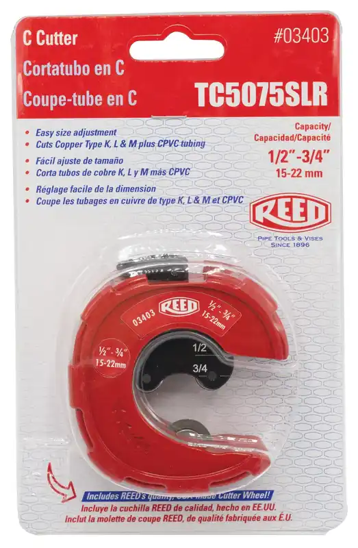REED TC5075SLR C Cutter 1/2 - 3/4