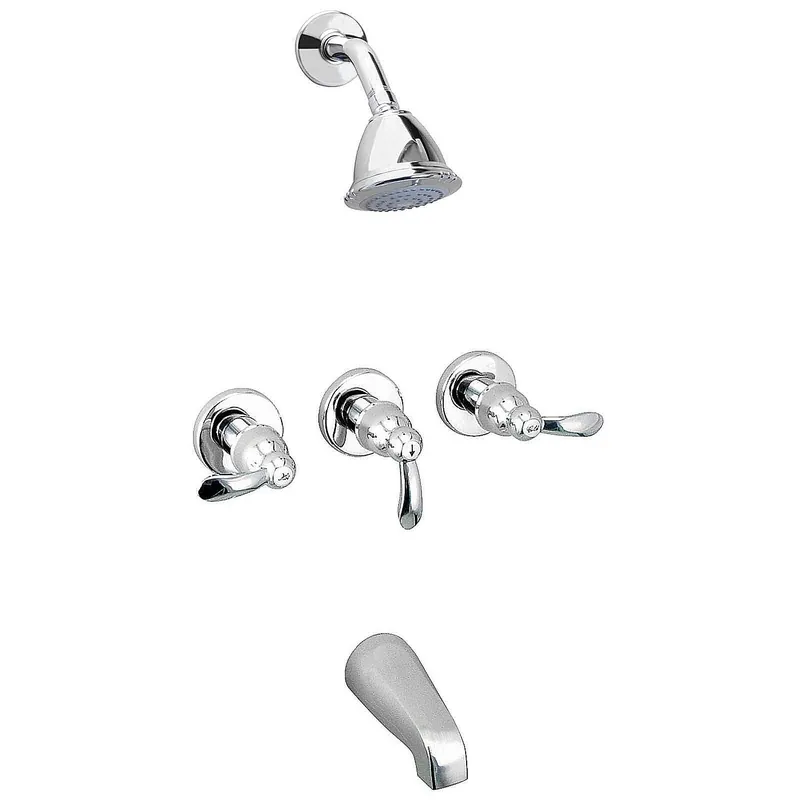 PPG EST0360 Ppg EST0360 for PlumbMaster Essence Three Handle Non-Pressure Balanced Tub & S