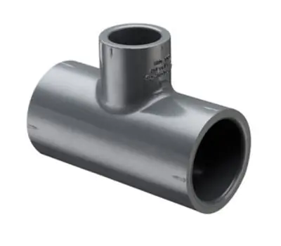 Spears 801-130 1 inches X 1/2 inches Schedule 80 PVC Tee Socket