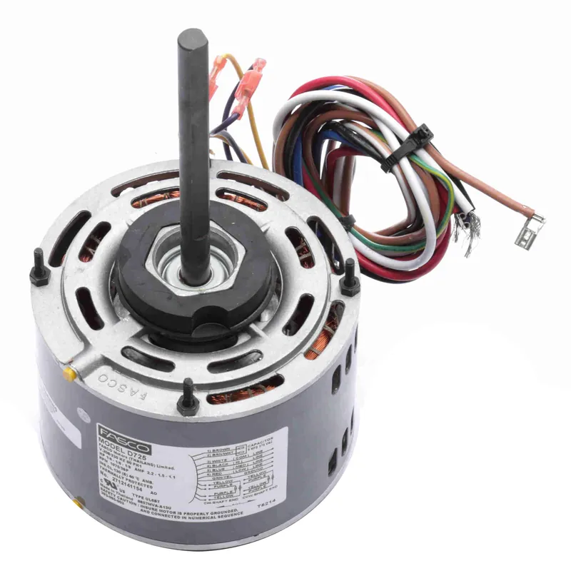 Fasco D742 5.6 Inches Frame Condenser Fan Motor, 1/4HP, 1075rpm