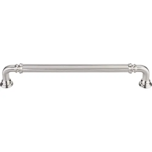 TOPS TK324BSN Chareau Reeded Cabinet Pull 7 in.