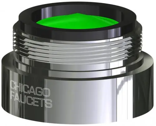 Chicago Faucets E66VPJKABCP Ccy Lf 0.5 Pres Cmpnst Non Aera Out