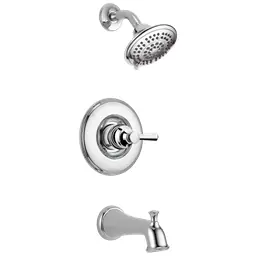 DEL T14493 Tub/Shower Trim 1L 14S Linden Chrome