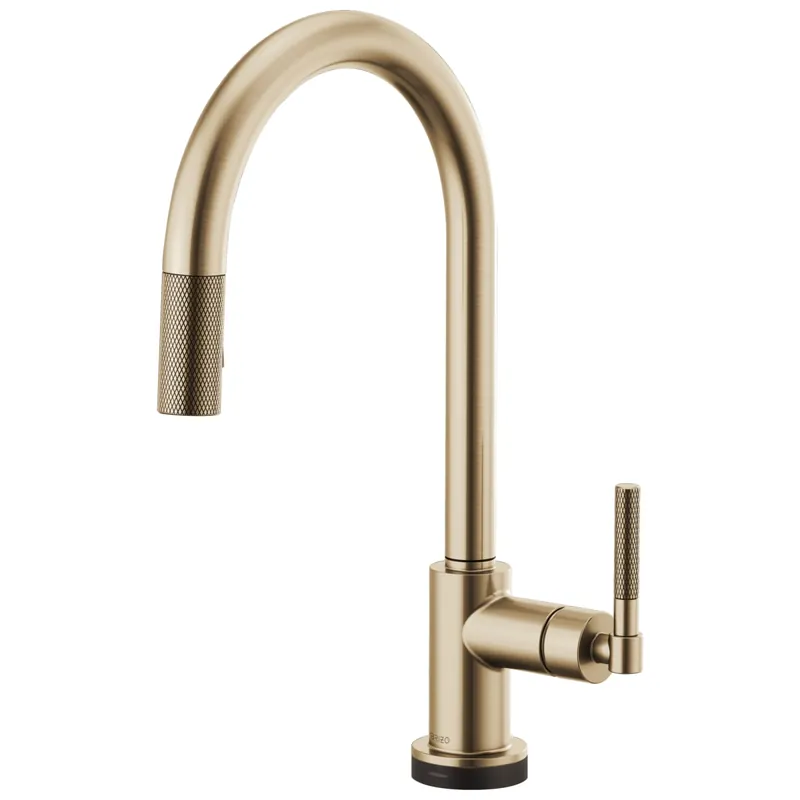Brizo 64043LF-GL Litze Single Handle Pull Down Kitchen Faucet with Touch Activation