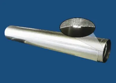 M&M MANUFACTURING 10001283616 Snaplock Pipe 16 in 36 in L 28 ga