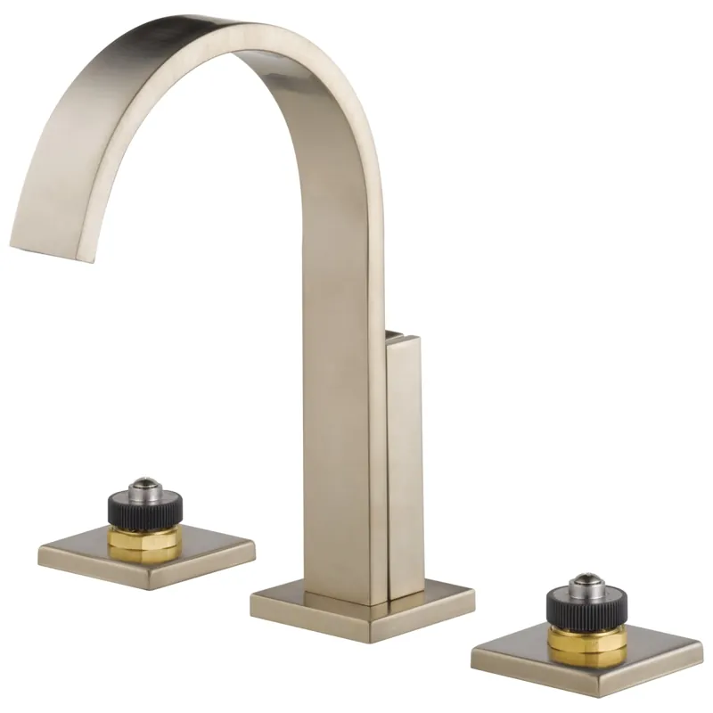 Brizo 65380LF-BNLHP Siderna Two Handle Widespread Bathroom Sink Faucet 1.5 GPM