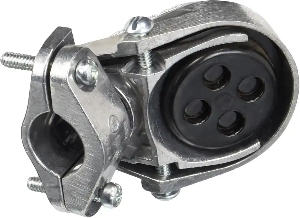 Halex 58005 Standard Weather Head Service Entrance Cap 1/2 in EMT, Rigid, IMC, Grc