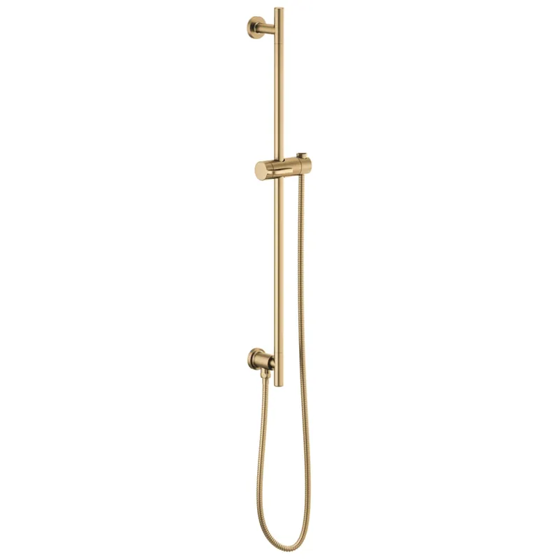 Brizo 74792-GL Essential Shower Rail in Luxe Gold