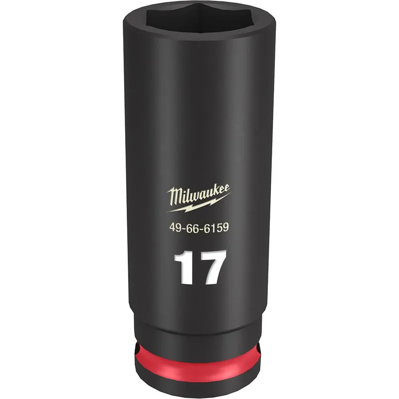 Milwaukee 49-66-6159 Shockwave Impact Duty 3/8 Drive 17MM Deep Socket